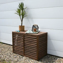 Cache climatisation bois traité - M - 950x500x700mm