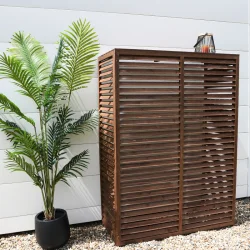 Cache climatisation bois traité - XL - 1150x500x1600mm