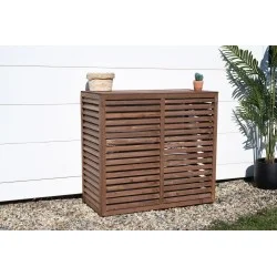 Cache climatisation bois traité - L - 1000x500x950mm