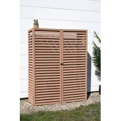 Cache climatisation Composite teck XL