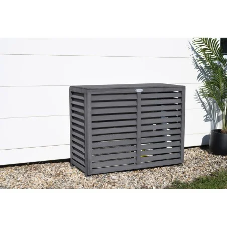 Cache climatisation Composite gris anthracite L - Climservice.fr