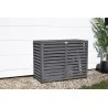 Cache climatisation Composite gris anthracite L - Climservice.fr