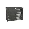 Cache climatisation Composite gris anthracite L - Climservice.fr