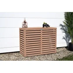 Cache climatisation Composite teck L
