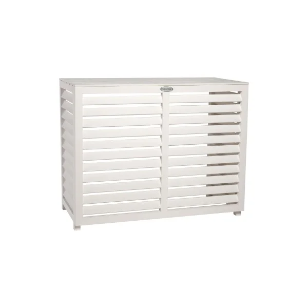 Cache climatisation Composite blanc L