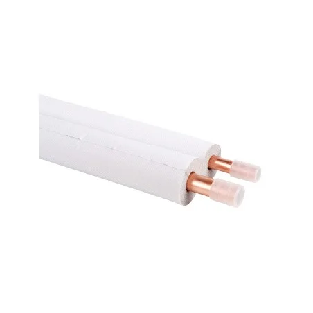 Tube cuivré double 0.7 - 3/8-5/8 20m