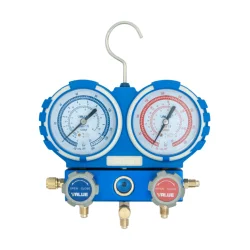 Manifold 2 voies R1234yf avec flexibles - VALUE | Climservice.fr