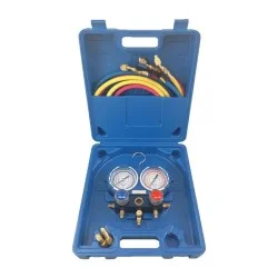 Manifold 2 voies R1234yf avec flexibles - VALUE | Climservice.fr