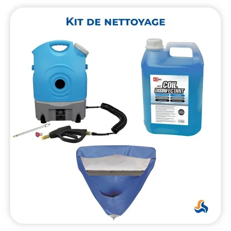 Kit nettoyage climatisation EASYPRO – Nanoclean Air 5 L & bâche | Climservice.fr Kit nettoyage climatisation EASYPRO – Nanoclean Air 5 L & bâche | Climservice.fr