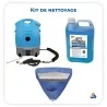 Kit nettoyage climatisation EASYPRO – Nanoclean Air 5 L & bâche | Climservice.fr