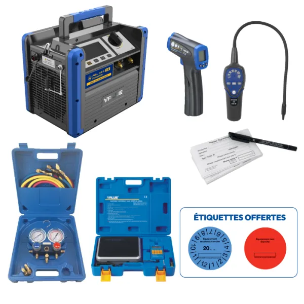 Pack attestation ATEX 2 voies R32 R410A complet frigoriste – VALUE | Climservice.fr