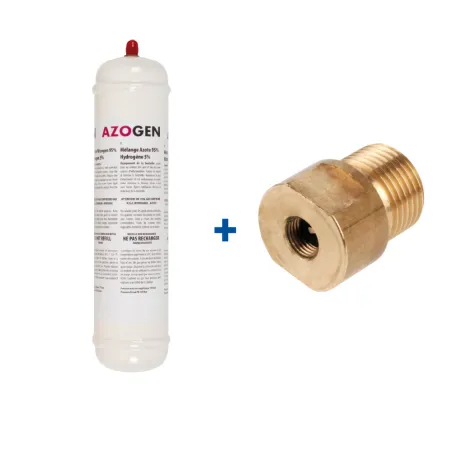 Pack azote hydrogéné 1Kg + raccord M/F – Détection de fuites | CLIMSERVICE Pack azote hydrogéné 1Kg + raccord M/F – Détection de fuites | CLIMSERVICE