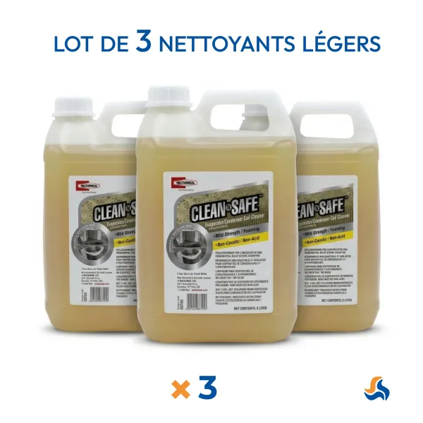 Lot de 3 nettoyants légers pour climatisation