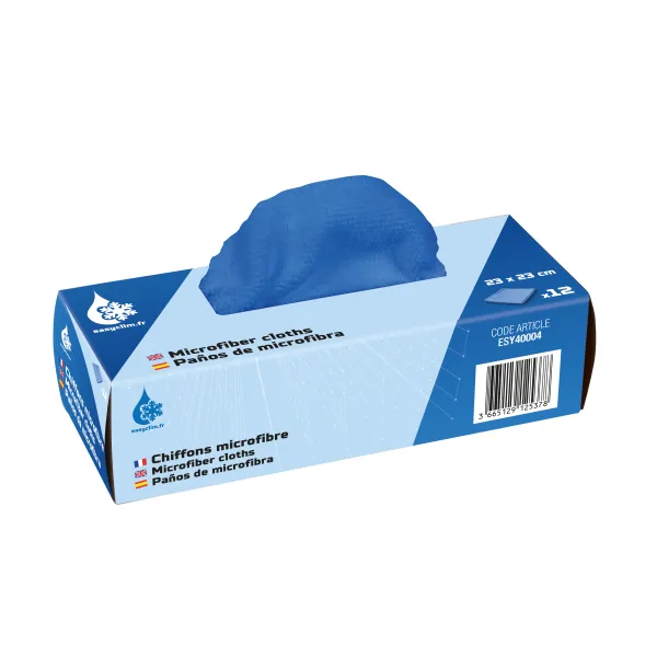 EasyWipe chiffons microfibre 23×23 cm — 12 pcs | Climservice
