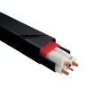 Goulotte 80 mm noir 2 m Artiplastic pack de 8 | Climservice