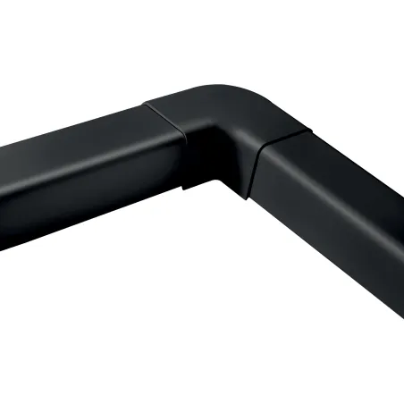 Coude plat 90° 80 mm noir Artiplastic pack de 8 | Climservice Coude plat 90° 80 mm noir Artiplastic pack de 8 | Climservice