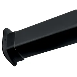 Rosace murale 80 mm noir Artiplastic pack de 16