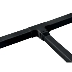 T de dérivation 80 mm noir Artiplastic pack de 4 | Climservice