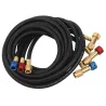 Flexibles SafeSeal 3 pcs 1/4"-1/4" 1800 mm Atrax Tools | Climservice.fr