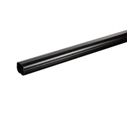 Goulotte PVC ovale noire 75x63 mm 2 m Slimduct Inaba Denko SD-77-K