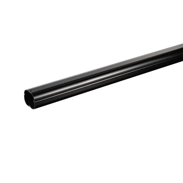 Goulotte PVC ovale noire 75x63 mm 2 m Slimduct Inaba Denko SD-77-K