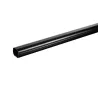 Goulotte PVC ovale noire 75x63 mm 2 m Slimduct Inaba Denko SD-77-K