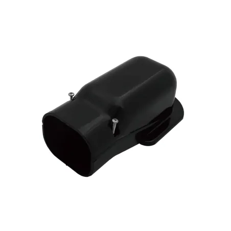 Amorce de mur Slimduct SW-77 noire Inaba Denko | Climservice.fr