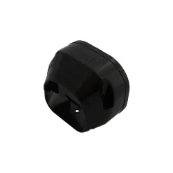 Embout de fermeture Slimduct SE-77 noir Inaba Denko | Climservice.fr