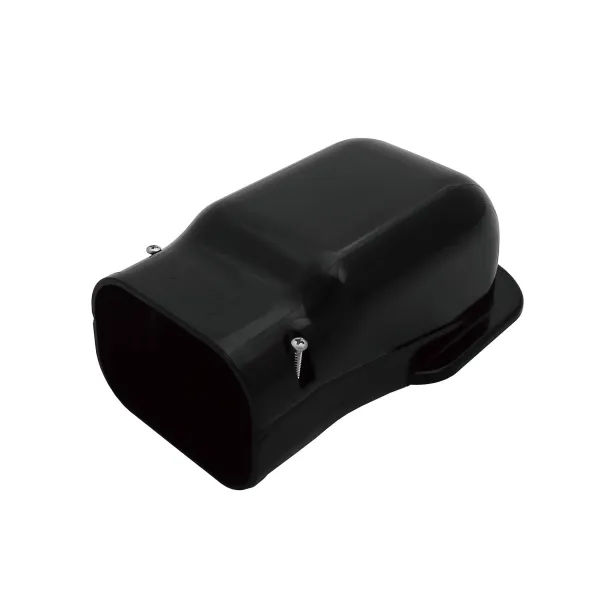 Amorce de mur Slimduct SW-100 noire Inaba Denko | Climservice.fr
