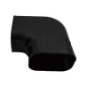 Coude plat 90° Slimduct SK-100 noir Inaba Denko | Climservice.fr