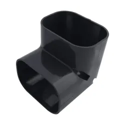 Angle vertical 90° Slimduct SC-100 noir Inaba Denko | Climservice.fr