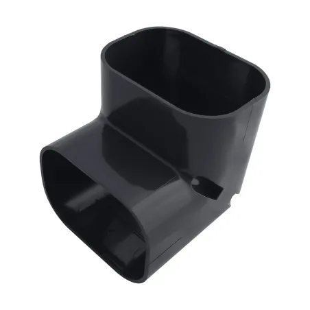 Angle vertical 90° Slimduct SC-100 noir Inaba Denko | Climservice.fr