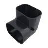Angle vertical 90° Slimduct SC-100 noir Inaba Denko | Climservice.fr