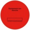 Rouleau de 100 étiquettes de contrôle étanchéité rouges